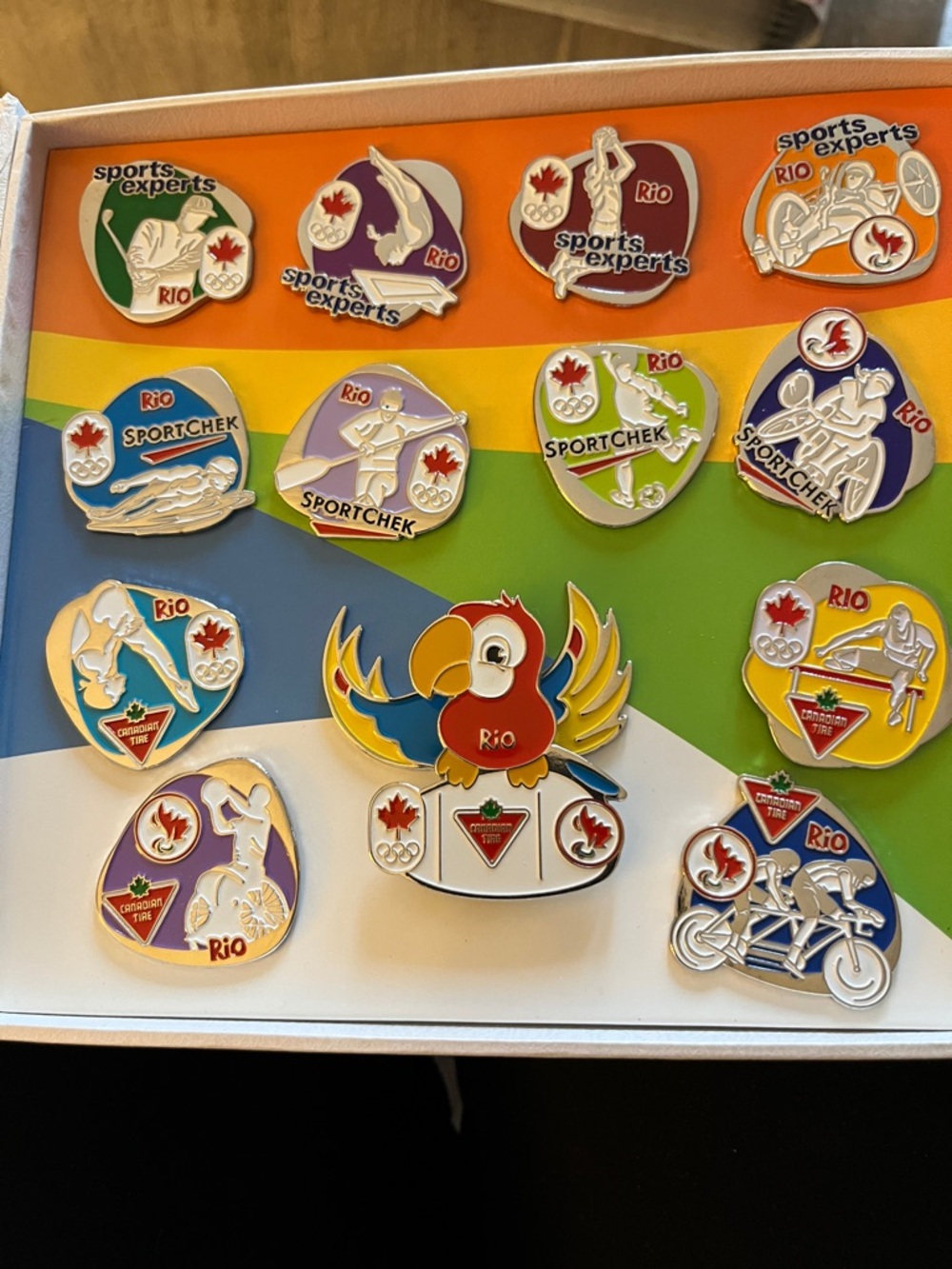 Rio Olympic Enamel Pin Set - Multicolor